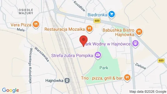 Büros zur Miete i Hajnowski - kort over placeringen
