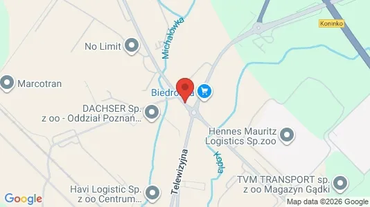 Lokale biurowe Do wynajęcia i Poznański - kort over placeringen