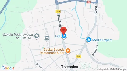 Espacios de oficina En alquiler i Trzebnicki - kort over placeringen