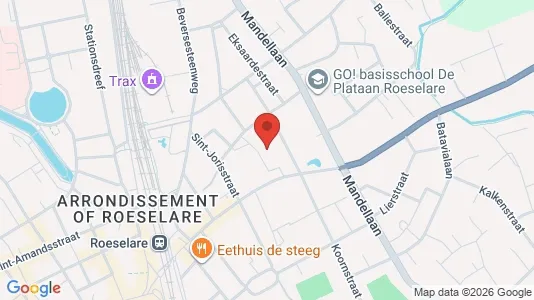 Gewerbeflächen zur Miete i Roeselare - kort over placeringen