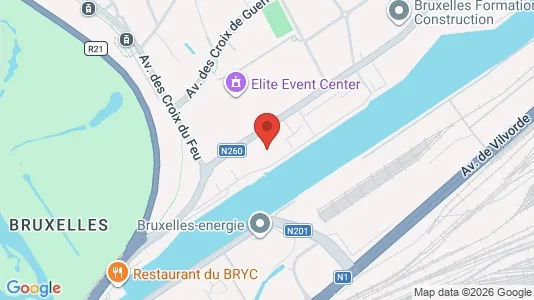 Gewerbeflächen zum Kauf i Stad Brussel - kort over placeringen