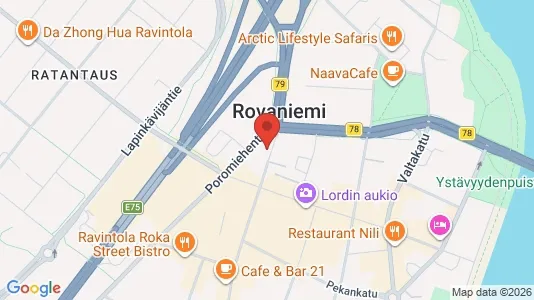 Lokaler til salg i Rovaniemi - kort over placeringen