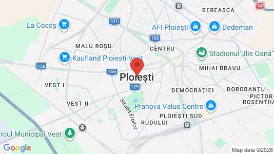 Commercial properties for rent i Ploieşti - kort over placeringen