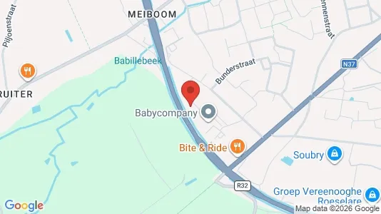 Büros zur Miete i Roeselare - kort over placeringen