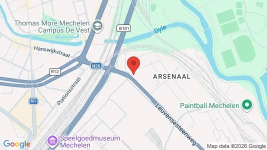 Nieruchomości komercyjne Do wynajęcia i Mechelen - kort over placeringen