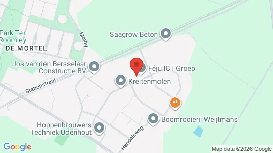 Commercial properties for rent i Tilburg - kort over placeringen