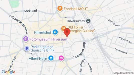 Propiedades comerciales En venta i Hilversum - kort over placeringen