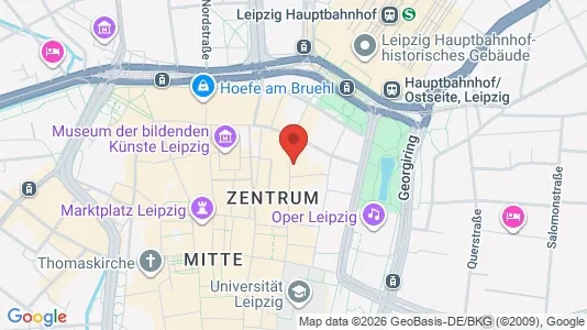 Espacios de oficina En alquiler i Leipzig - kort over placeringen