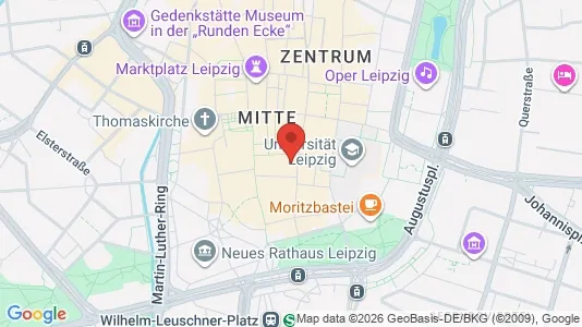 Lokale biurowe Do wynajęcia i Leipzig - kort over placeringen