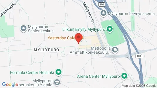 Lokaler til leje i Helsinki Itäinen - kort over placeringen