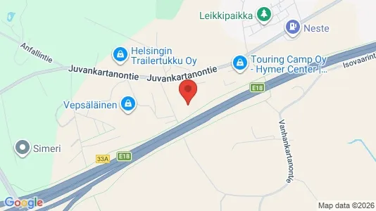Företagslokaler för uthyrning i Esbo - kort over placeringen