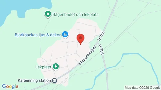 Propiedades comerciales En venta i Norberg - kort over placeringen