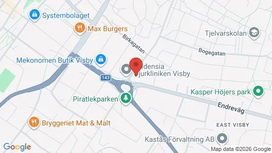 Propiedades comerciales En venta i Gotland - kort over placeringen