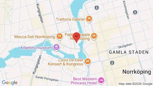 Lokaler til leie i Norrköping - kort over placeringen