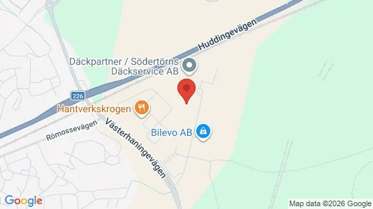 Bedrijfsruimtes te huur i Haninge - kort over placeringen