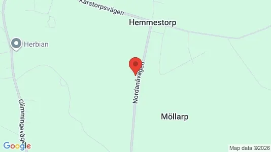 Bedrijfsruimtes te huur i Östra Göinge - kort over placeringen