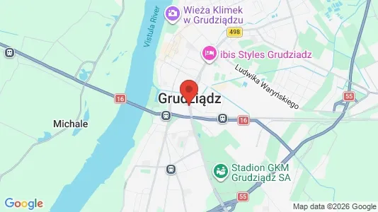 Tiendas En alquiler i Grudziądzki - kort over placeringen