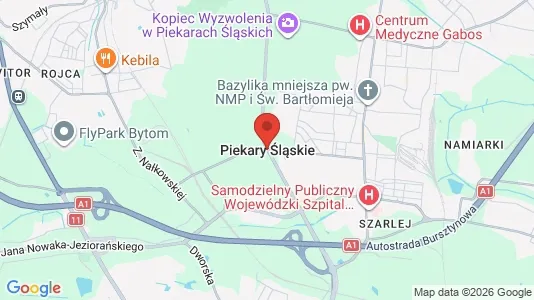 Tiendas En alquiler i Piekary Śląskie - kort over placeringen