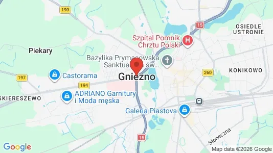 Butikslejemål til leje i Gnieźnieński - kort over placeringen