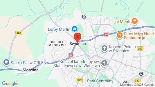Kaupat Vuokrattavana i Świdnicki - kort over placeringen
