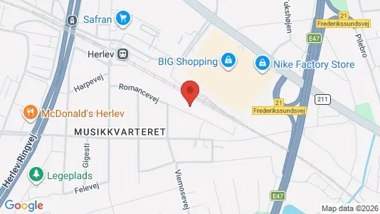 Magazijnen te koop i Herlev - kort over placeringen