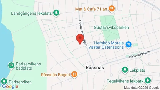 Propiedades comerciales En alquiler i Motala - kort over placeringen