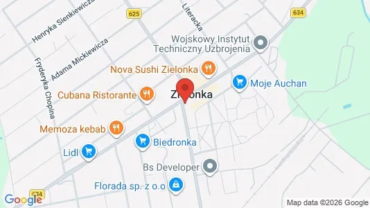 Office spaces for rent i Wołomiński - kort over placeringen