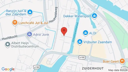Commercial properties for rent i Zaanstad - kort over placeringen