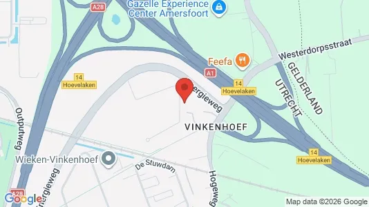 Industrial properties for rent i Amersfoort - kort over placeringen