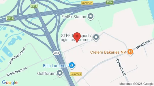 Propiedades comerciales En alquiler i Lummen - kort over placeringen