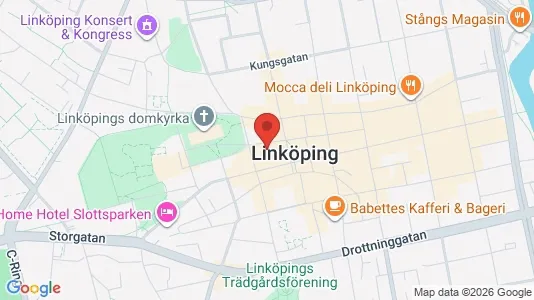 Kontorlokaler til leje i Linköping - kort over placeringen