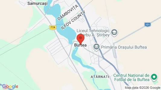 Lokaler til leje i Buftea - kort over placeringen