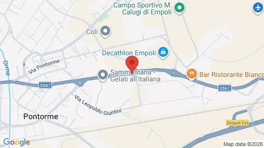 Propiedades comerciales En venta i Empoli - kort over placeringen