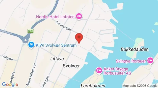 Nieruchomości komercyjne Do wynajęcia i Vågan - kort over placeringen