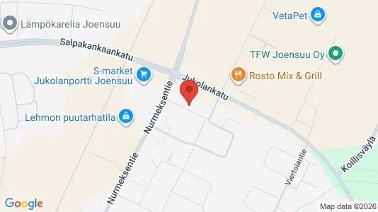 Nieruchomości komercyjne Do wynajęcia i Joensuu - kort over placeringen
