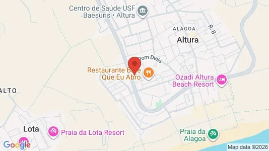 Commercial properties for sale i Castro Marim - kort over placeringen
