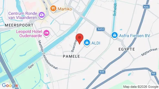 Gewerbeflächen zur Miete i Oudenaarde - kort over placeringen