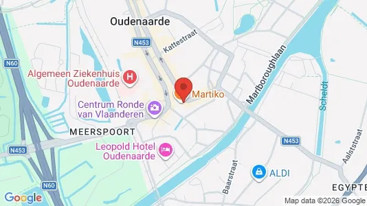 Gewerbeflächen zur Miete i Oudenaarde - kort over placeringen