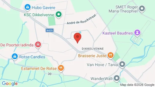 Commercial properties for sale i Gavere - kort over placeringen