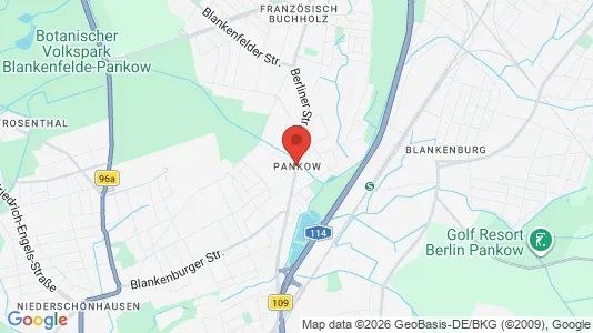 Kontorlokaler til leje i Berlin Pankow - kort over placeringen