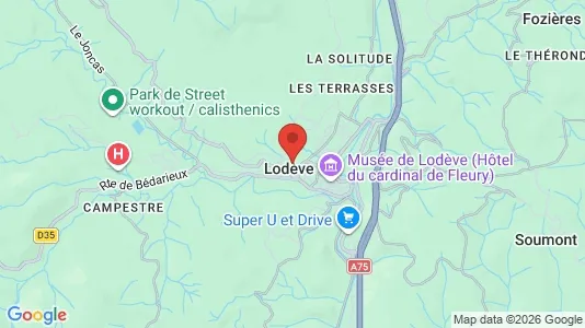 Woninge te koop i Lodève - kort over placeringen