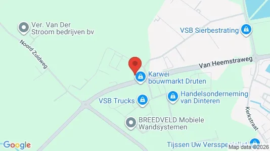 Propiedades comerciales En alquiler i Druten - kort over placeringen