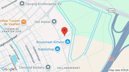 Nieruchomości komercyjne Do wynajęcia i Almere - kort over placeringen