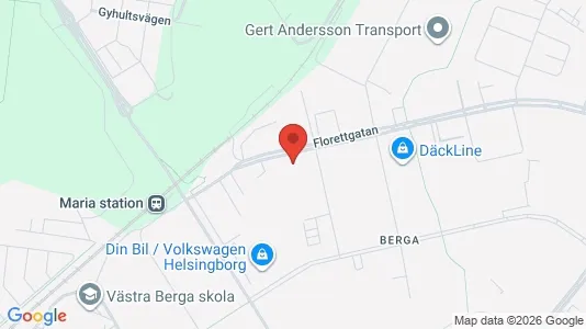 Industrial properties for sale i Helsingborg - kort over placeringen