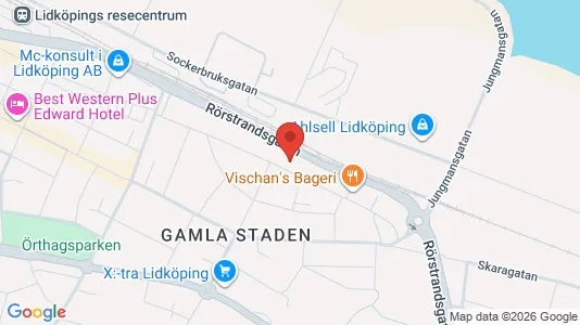 Office spaces for rent i Lidköping - kort over placeringen