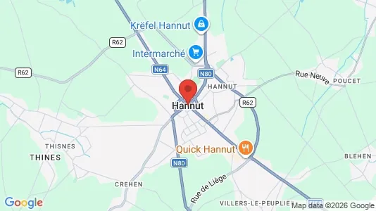 Tiendas En alquiler i Hannuit - kort over placeringen