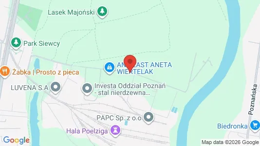 Lokale biurowe Do wynajęcia i Poznański - kort over placeringen