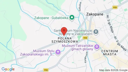 Office spaces for rent i Tatrzański - kort over placeringen