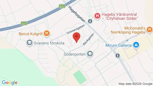Gewerbeflächen zur Miete i Norrköping - kort over placeringen