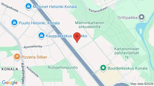 Commercial properties for rent i Helsinki Läntinen - kort over placeringen